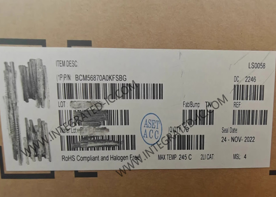 BCM56870A0KFSBG Ethernet IC 3,2 Tb/S Προγραμματιζόμενο πολυεπίπεδο διακόπτη IC