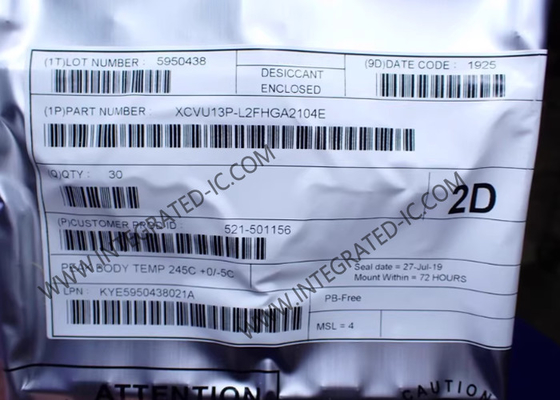 XCVU13P-L2FHGA2104E Πεδίο Προγραμματίσιμη Πύλη Μαρί VU13P Λογικό Σύστημα Ενσωματωμένο FPGA IC