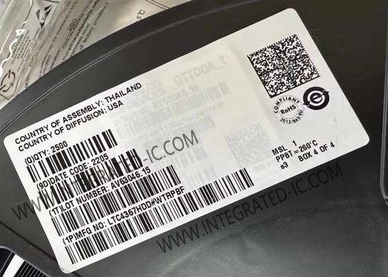 LTC4367HDD Chip ολοκληρωμένου κυκλώματος 100V Υπερτάσεις Υπερτάσεις και αντιστροφής του εφοδιασμού προστασίας ελεγκτή