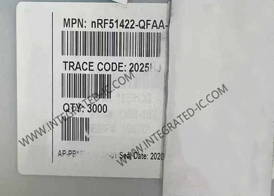 NRF51422-QFAA BT IC Πολυπρωτόκολλο BT Χαμηλής Ενέργειας και 2.4GHz Συστήματος-Στο-Τσιπ