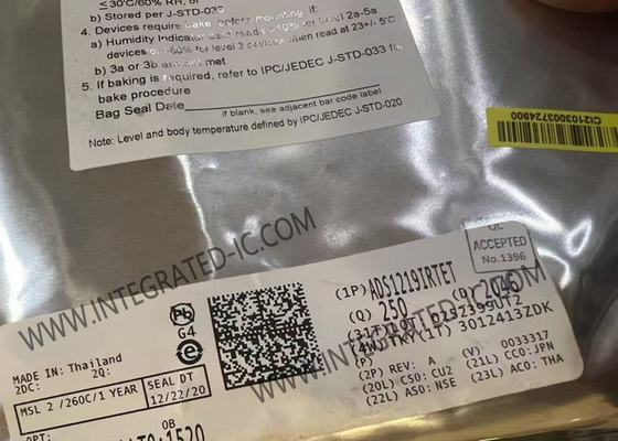 ADS1219IRTET Συνολικό κύκλωμα Analog To Digital Converter 24-bit Delta-Sigma ADC