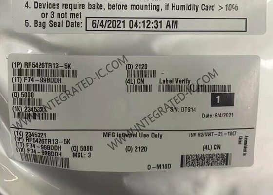 RF5426TR13 Μονάδα ασύρματης επικοινωνίας Κινητή συσκευή Ραδιοσυχνοποιητής ισχύος