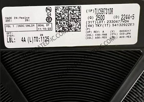 TLC59731DR Integrated Circuit Chip 8-Bit PWM LED Driver IC SOIC-8 LED Drivers για φωτισμό