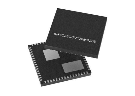 DSPIC33CDV128MP206-I/M9 Μικροελεγκτής MCU Έλεγχος κινητήρα DSC 16-bit Ενσωματωμένος οδηγός κινητήρα