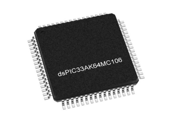 DSPIC33AK64MC106-E/PT Μικροελεγκτής MCU Ψηφιακός ελεγκτής σήματος 32-bit Single-Core DSC