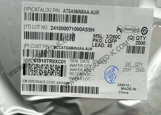 ATSAM4N8AA-AUR Μικροελεγκτής MCU Υψηλής απόδοσης 32-bit ARM Cortex-M4 Μικροελεγκτές
