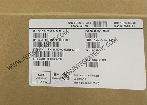 MAX40003ANS02 Συμπληρωμένο κύκλωμα Chip 4-Bump NanoPower Συγκριτής 600nA Αναλογικός Συγκριτής