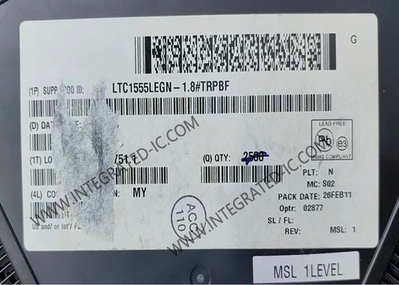 LTC1555LEGN-1.8 Συνολικό κύκλωμα Chip SIM τροφοδοσία και μεταφραστής επιπέδου SSOP-16