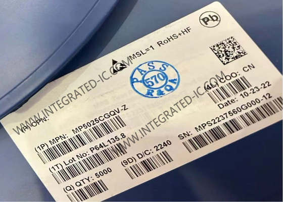 MP5025CGQV Τσιπ ολοκληρωμένου κυκλώματος 16V 15A 3mΩ Προστατευτική συσκευή θερμής ανταλλαγής με παρακολούθηση ρεύματος