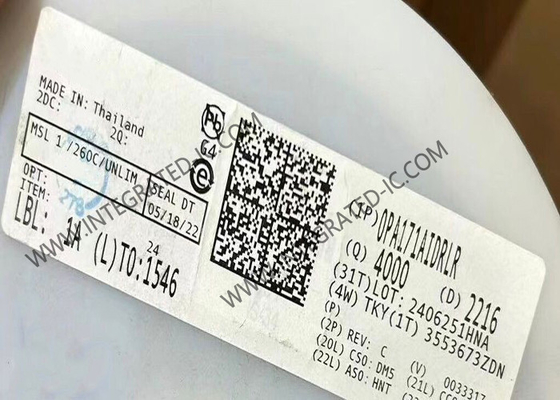 OPA171AIDRLR Συμπληρωμένο κύκλωμα Chip Single 36V 3MHz λειτουργικός ενισχυτής χαμηλής ισχύος