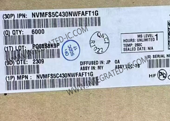 Συμπληρωμένο κύκλωμα Τσιπ NVMFS5C430NWFAFT1G 40V 35A MOSFET Δύναμη Μονό-Κανάλι N-Τρανζιστόρες