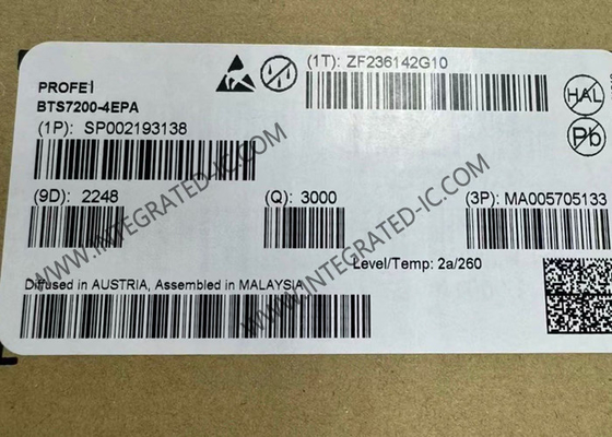 Τσιπ ολοκληρωμένου κυκλώματος BTS7200-4EPA 4 έξοδος 1A έξυπνος μετατροπέας υψηλής πλευρικής ισχύος