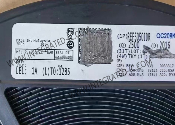 REF5050IDR Σύνδεσμος ολοκληρωμένου κυκλώματος χαμηλού θορύβου χαμηλού κλίματος ευρείας τάσης αναφοράς ακριβείας VIN