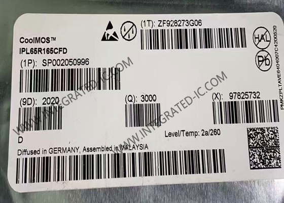 IPL65R165CFD Τσιπ ολοκληρωμένου κυκλώματος 650V CoolMOS CFD2 N Channel Power MOSFET Transistors