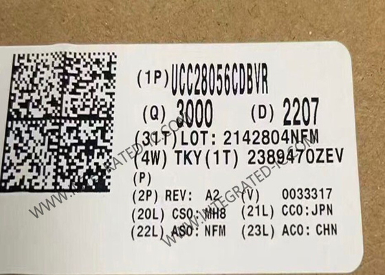 UCC28056CDBVR Chip ολοκληρωμένου κυκλώματος υψηλής απόδοσης PFC ελεγκτής μονοφασικού μεταβατικού τρόπου