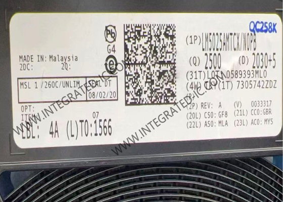 LM5025AMTCX Chip ολοκληρωμένου κυκλώματος 90V Active Clamp Voltage Mode PWM ελεγκτής