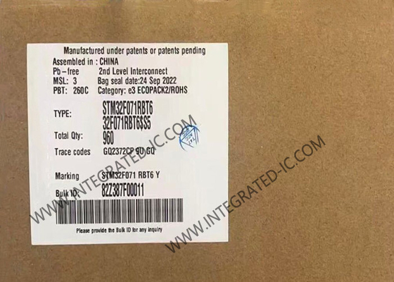 STM32F071RBT6 Μικροελεγκτής MCU 128KB Flash