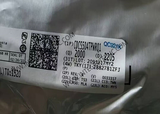 CDCS504TPWRQ1 Integrated Circuit Chip LVCMOS Input Clock Buffer με επιλογή πολλαπλασιασμού συχνότητας