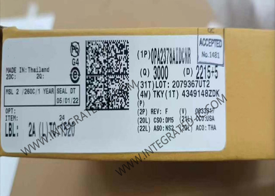 OPA2378AIDCNR Integrated Circuit Chip Dual Low-Noise 900KHz Ακριβής λειτουργικός ενισχυτής