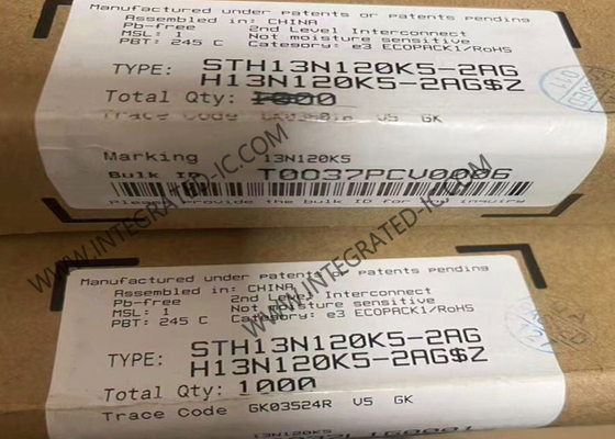 Συμπληρωματικό κύκλωμα CHIP STH13N120K5-2AG 1200V Τρανζίστορες N-Channel αυτοκινητοβιομηχανίας