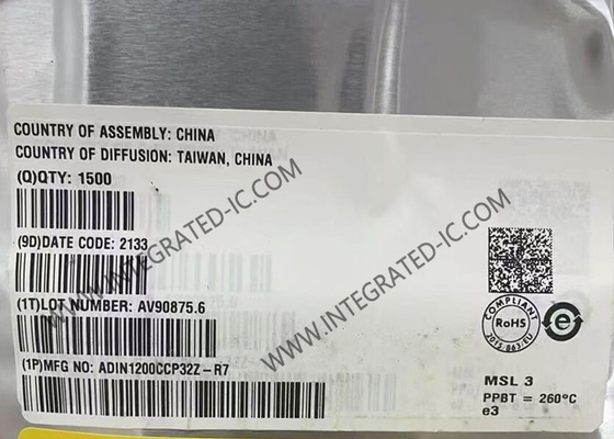 Ηλεκτρονικός πλήρης μισός Ethernet πομποδέκτης ολοκληρωμένων κυκλωμάτων ADIN1200CCP32Z