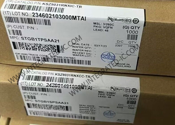 Διακόπτης Ethernet IC KSZ9031RNXIC Gigabit Ethernet Transceiver με διεπαφή RGMII QFN-48