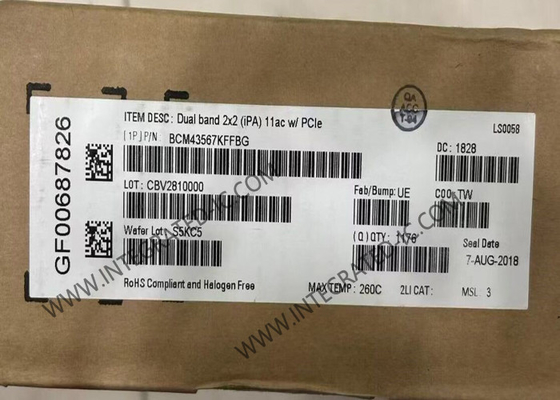 BCM43567KFFBG Μονάδα ασύρματης επικοινωνίας 802.11ac Ασύρματος προσαρμογός δικτύου