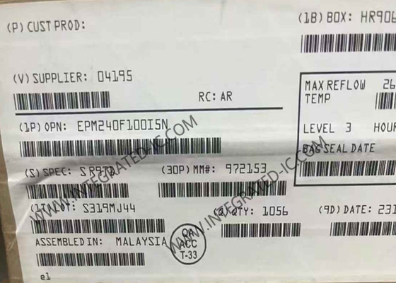 EPM240F100I5N Πεδίο Προγραμματισμό Πύλης Μαρί MAX II Σύνθετες Προγραμματισμένες Λογικές Συσκευές 100-FBGA