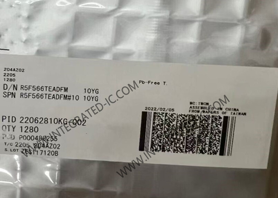 R5F566TEADFM Μικροελεγκτής MCU Μικροελεγκτές 32-bit 160MHz 32Bit Μονόπυρη MCU