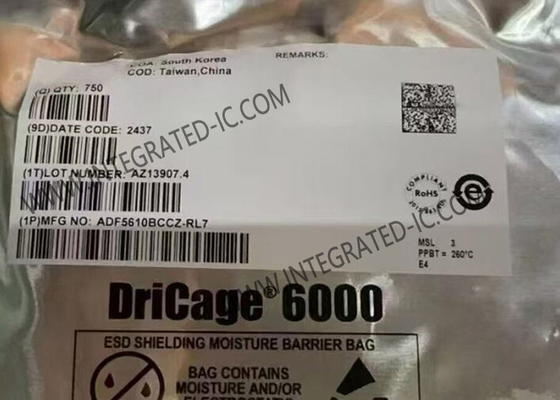 ADF5610BCCZ Μοντέλος ασύρματης επικοινωνίας 57MHz ευρυζωνικός συνθεσάιζερ RF LGA48