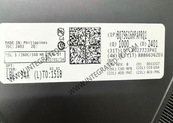 BQ79616HPAPRQ1 Συμπληρωματικό κύκλωμα Τσιπ Αυτοκινητοβιομηχανική ακριβής ανίχνευση μπαταρίας HTQFP-64 Πακέτο