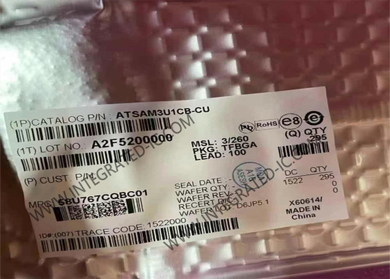 ATSAM3U1CB-CU Μικροελεγκτής MCU 96MHz ARM Cortex M3 Μικροελεγκτές 32Bit MCU