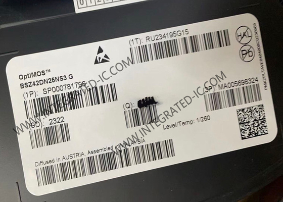 BSZ42DN25NS3G Τσιπ ολοκληρωμένου κυκλώματος 250V OptiMOSTM 3 N-Channel Power MOSFET Τρανζίστορες