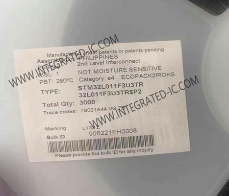STM32L011F3U3TR 32-bit Single-Core 32MHz ARM Cortex-M0+ μικροελεγκτής IC
