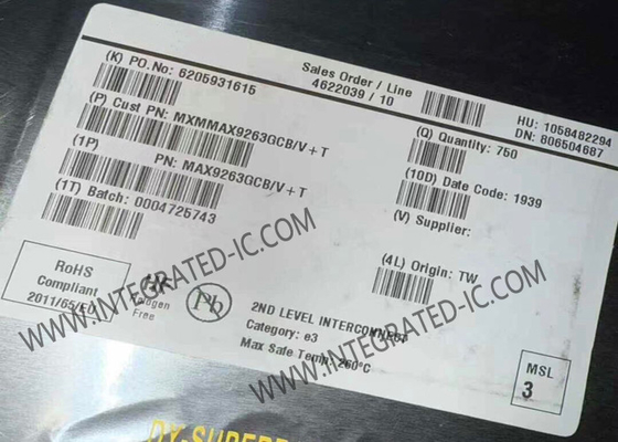 MAX9263GCB Integrated Circuit Chip 2.5Gbps Σειριακοί σύνδεσμοι πολυμέσων Gigabit