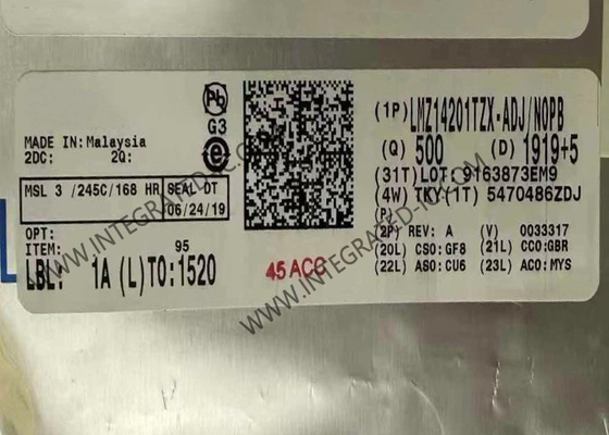 LMZ14201TZX-ADJ Chip ολοκληρωμένου κυκλώματος 1A SIMPLE SWITCHER Power Module TO-PMOD-7