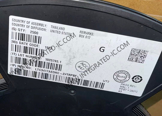 LTC3417AEDHC-2 Integrated Circuit Chip 4MHz Σύγχρονος ρυθμιστής συνεχούς ρεύματος