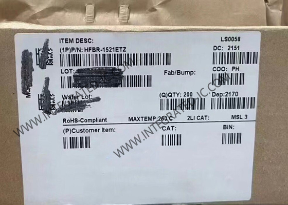 HFBR-1521ETZ Τσιπ ολοκληρωμένου κυκλώματος 5MBd Υψηλής απόδοσης ευπροσάρμοστος πομπός μεταδότης