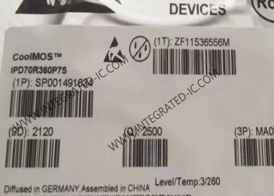 IPD70R360P7S Integrated Circuit Chip CoolMOSTM P7 N-Channel Power MOSFET Τρανζίστορα