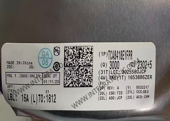 TCA8418EYFPR Integrated Circuit Chip I2C Ελεγχόμενο IC σαρώματος πληκτρολογίου με ενσωματωμένη προστασία ESD