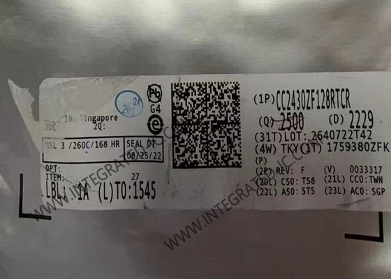 CC2430ZF128RTCR Μονάδα ασύρματης επικοινωνίας Σύστημα-στο-Τσιπ για 2,4 GHz IEEE 802.15.4 / ZigBeeTM
