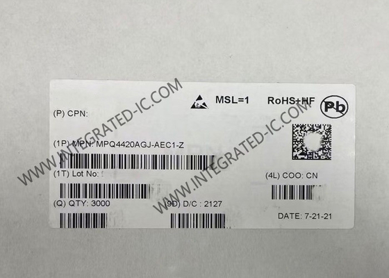 Συμπληρωμένο κύκλωμα Τσιπ MPQ4420AGJ-AEC1 410kHz 2A Buck Switching Regulator IC