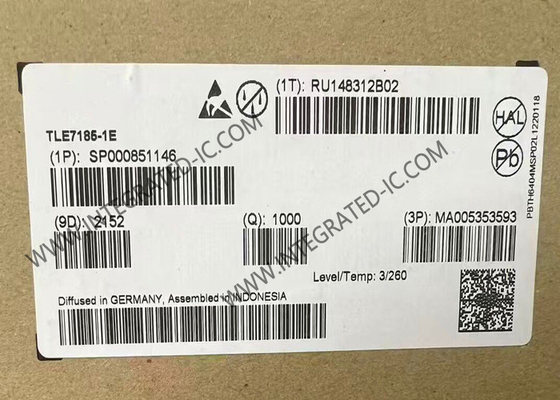 TLE7185-1E Τσιπ ολοκληρωμένου κυκλώματος 80mA Gate Driver IC 3Phase Bridge Driver IC