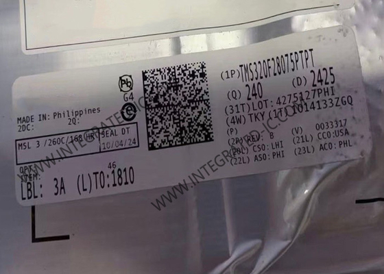 TMS320F28075PTPT Μικροελεγκτής MCU C2000 32Bit MCU 120MHz Real Time Microcontrollers