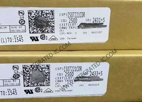 ISO7221CDR Integrated Circuit Chip 2500Vrms Διπλό κανάλι ψηφιακοί απομονωτές SOIC8