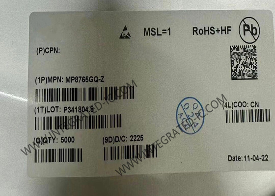 MP8765GQ-Z Τσιπ ολοκληρωμένου κυκλώματος 24V 6A Σύγχρονος μετατροπέας υψηλής απόδοσης
