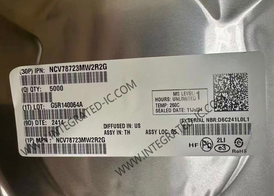 Συμπληρωμένο κύκλωμα chip NCV78723MW2R2G υψηλής απόδοσης Buck Dual LED Driver