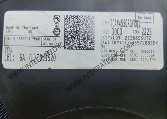 Συμπληρωμένο κύκλωμα Τσίπ TCAN4550RGYRQ1 Αυτοκινητοβιομηχανικός ολοκληρωμένος δέκτης CAN