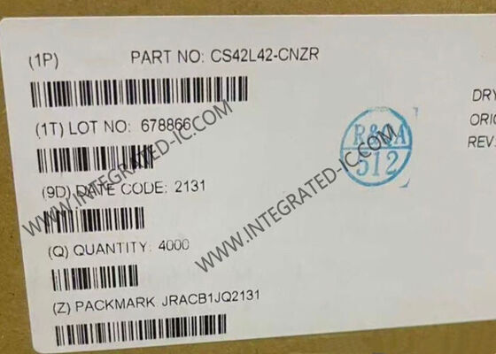 CS42L42-CNZR κωδικοποιητής ήχου χαμηλής ισχύος με υψηλό δυναμικό εύρος και διεπαφή MIPI SoundWire