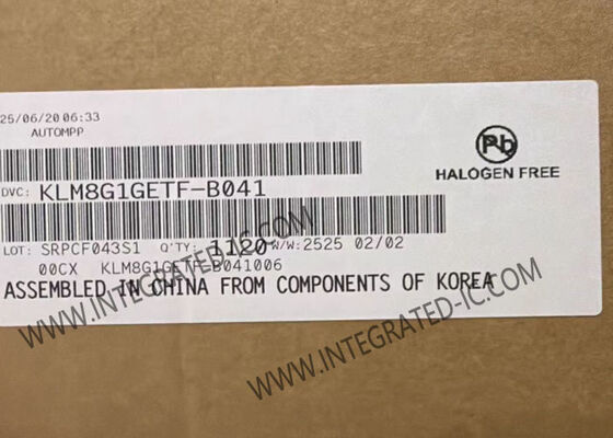 KLM8G1GETF-B041 8GB Μνήμης IC Chip eMMC 5.1 BGA153 IC Chip
